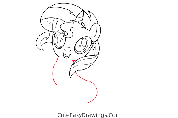 how to draw sunset shimmer from my little pony - www.cuteeasydrawings.com