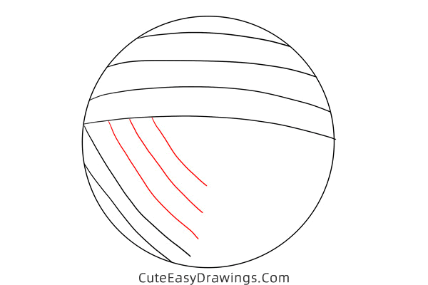 how to draw a ball of yarn - www.cuteeasydrawings.com