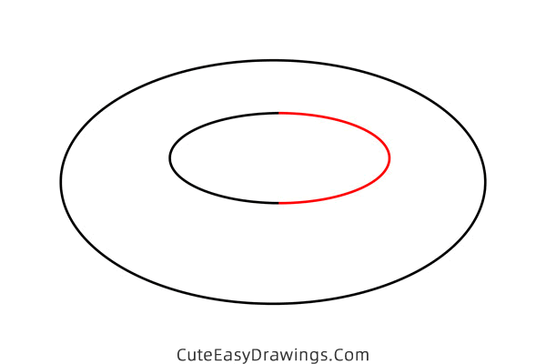 how to draw a lifebuoy - www.cuteeasydrawings.com