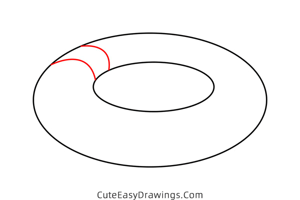 how to draw a lifebuoy - www.cuteeasydrawings.com