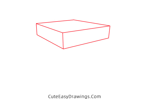 how to draw a ballot box - www.cuteeasydrawings.com