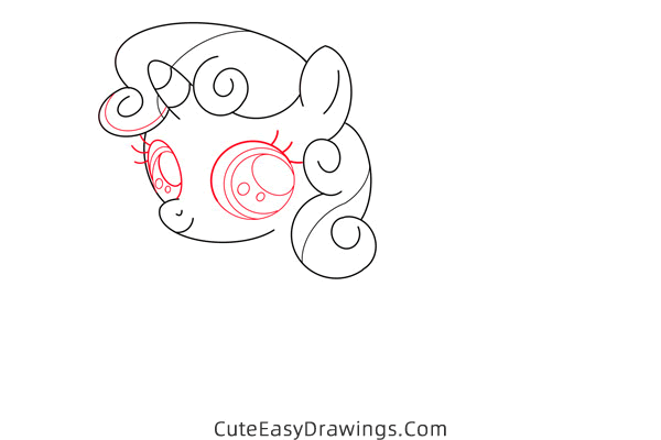 how to draw sweetie belle from my little pony - www.cuteeasydrawings.com