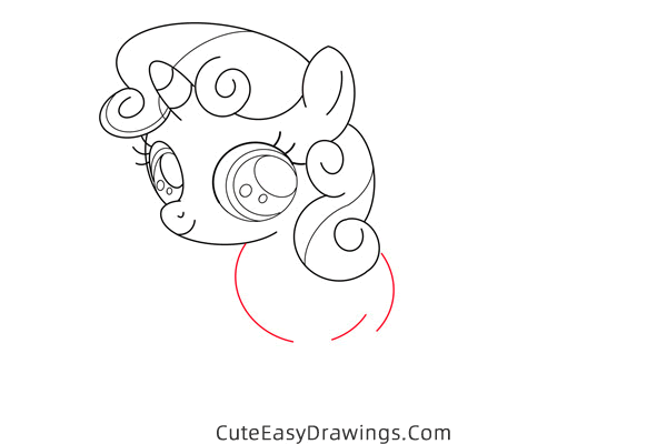 how to draw sweetie belle from my little pony - www.cuteeasydrawings.com