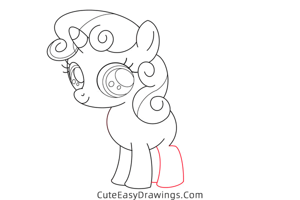 how to draw sweetie belle from my little pony - www.cuteeasydrawings.com