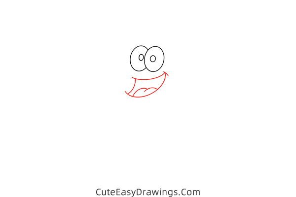 how to draw patrick star - www.cuteeasydrawings.com