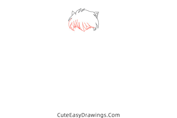 how to draw inuyasha - www.cuteeasydrawings.com