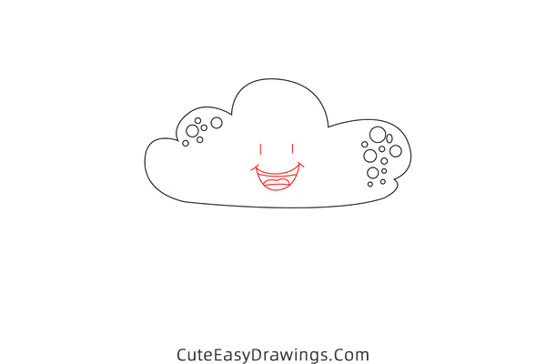 how to draw a cartoon cloud - www.cuteeasydrawings.com