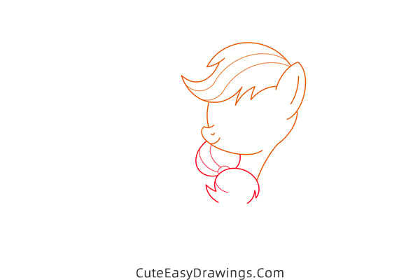 how to draw applejack from my little pony - www.cuteeasydrawings.com