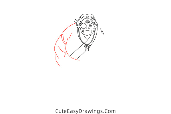 how to draw kaede from inuyasha - www.cuteeasydrawings.com