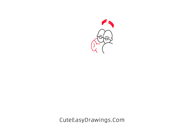 how to draw patrick star from spongebob squarepants - www.cuteeasydrawings.com