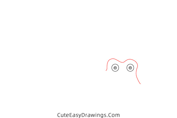 how to draw a chameleon easy - www.cuteeasydrawings.com