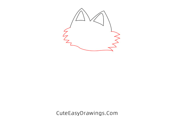 how to draw a cat with a mouse - www.cuteeasydrawings.com