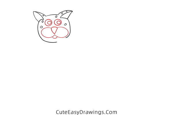 how to draw a cheetah - www.cuteeasydrawings.com