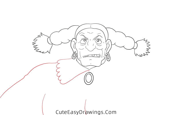 how to draw dola from castle in the sky - www.cuteeasydrawings.com