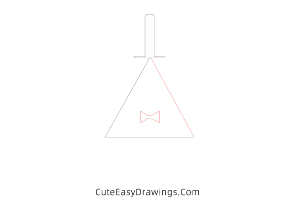 how to draw bill cipher from gravity falls - www.cuteeasydrawings.com