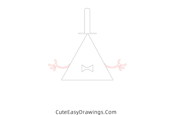 how to draw bill cipher from gravity falls - www.cuteeasydrawings.com