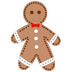 How to Draw a Christmas Gingerbread Man Step by Step