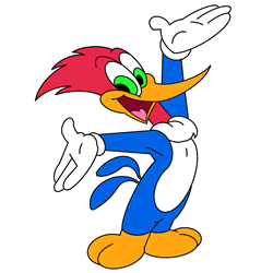 How to Draw Woody the Woodpecker Step by Step