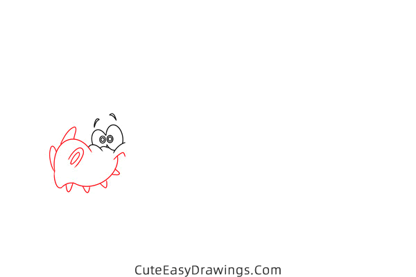 how to draw a dragon - www.cuteeasydrawings.com