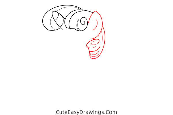 how to draw a pony from my little pony - www.cuteeasydrawings.com