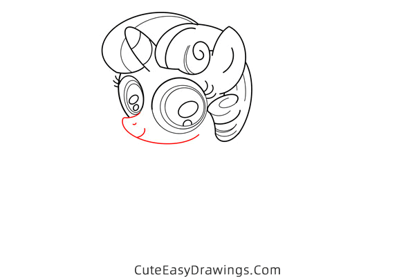 how to draw a pony from my little pony - www.cuteeasydrawings.com