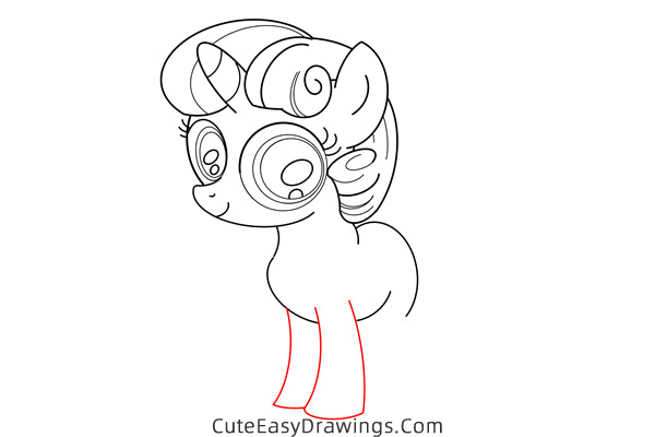 how to draw a pony from my little pony - www.cuteeasydrawings.com