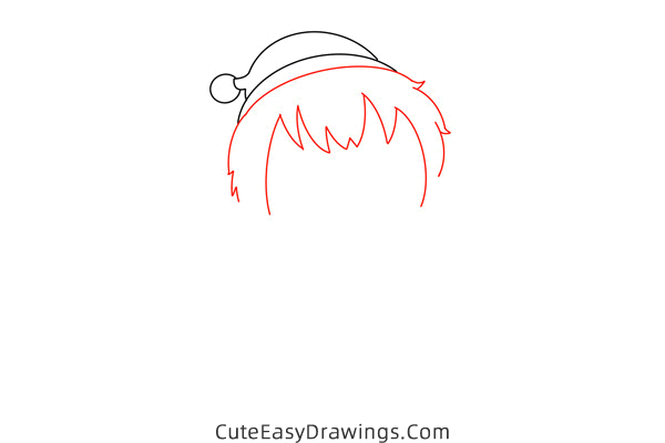 how to draw a christmas boy - www.cuteeasydrawings.com