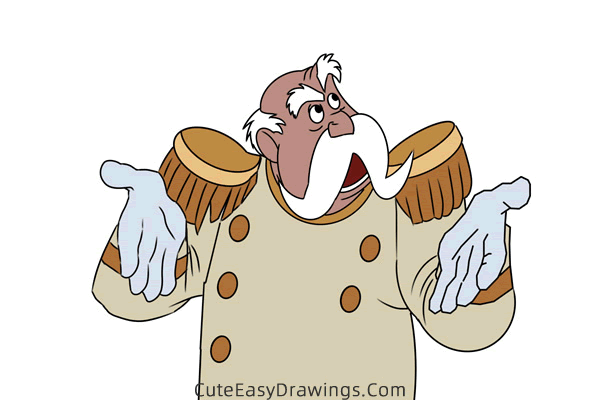 how to draw the king from cinderella - www.cuteeasydrawings.com