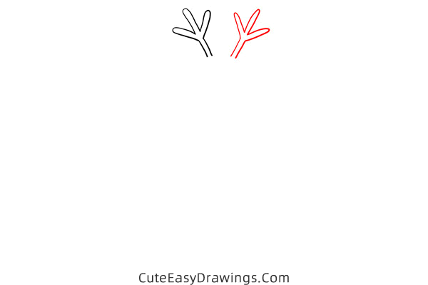 how to draw a gingerbread rudolph - www.cuteeasydrawings.com