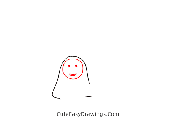 how to draw a family at christmas eve - www.cuteeasydrawings.com