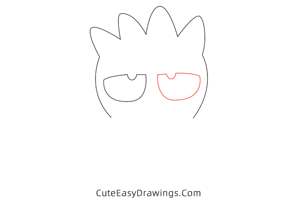 how to draw badtz maru - www.cuteeasydrawings.com