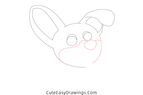 how to draw a cute puppy dog - www.cuteeasydrawings.com