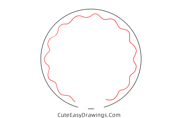 how to draw a gingerbread man face - www.cuteeasydrawings.com