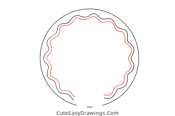 how to draw a gingerbread man face - www.cuteeasydrawings.com