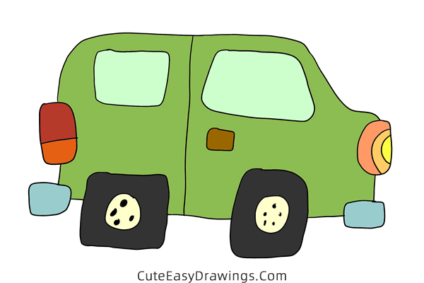 how to draw an suv - www.cuteeasydrawings.com