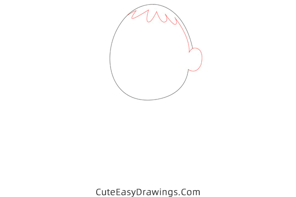 how to draw bo suzuki from crayon shin-chan - www.cuteeasydrawings.com