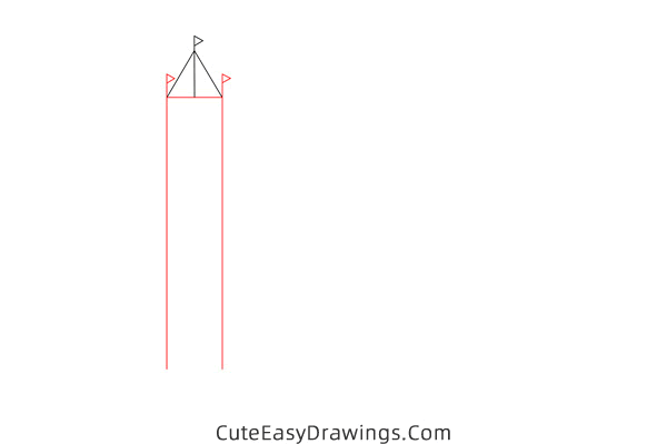 how to draw tower bridge - www.cuteeasydrawings.com