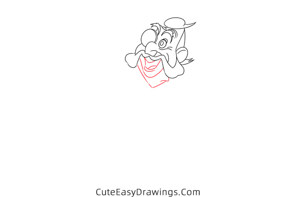 how to draw grand duke from cinderella - www.cuteeasydrawings.com