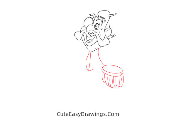 how to draw grand duke from cinderella - www.cuteeasydrawings.com