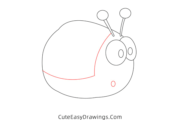 how to draw a ladybug - www.cuteeasydrawings.com