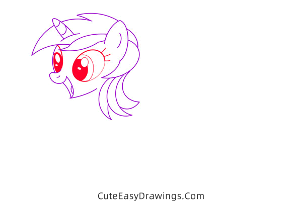 how to draw amethyst star from my little pony - www.cuteeasydrawings.com