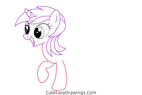 how to draw amethyst star from my little pony - www.cuteeasydrawings.com