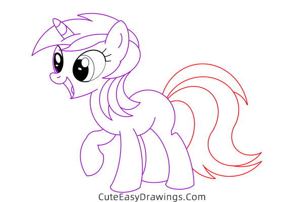 how to draw amethyst star from my little pony - www.cuteeasydrawings.com