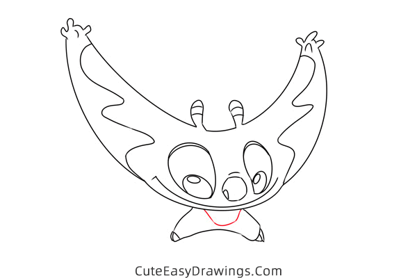 how to draw boomer from lilo stitch - www.cuteeasydrawings.com