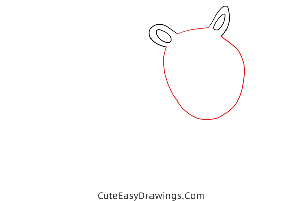 how to draw a lamb - www.cuteeasydrawings.com