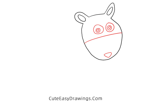 how to draw a lamb - www.cuteeasydrawings.com