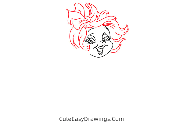 how to draw brittany from alvin and the chipmunks - www.cuteeasydrawings.com