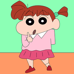 How to Draw Nene Sakurada from Crayon Shin-chan Step by Step