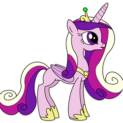 How to Draw Princess Cadence from My Little Pony Step by Step