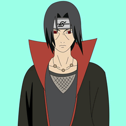 How to Draw Itachi Uchiha from Naruto Step by Step